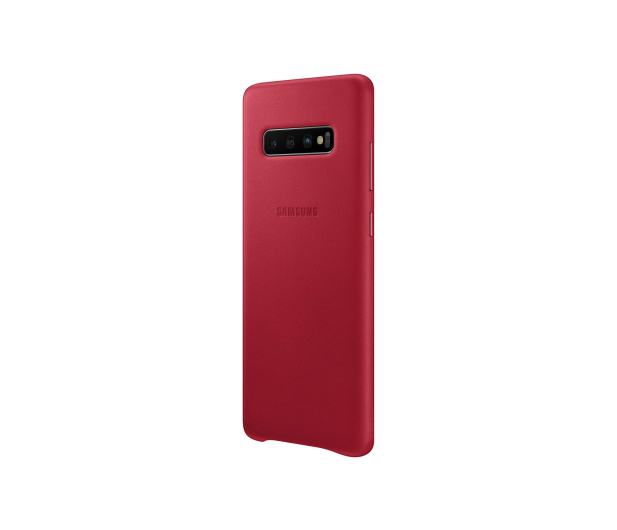 Etui Leather Cover do Samsung Galaxy S10 + czerwone - 478408 - zdjęcie 4